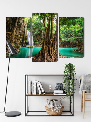 Ljuddämpande tavla - Erawan waterfalls