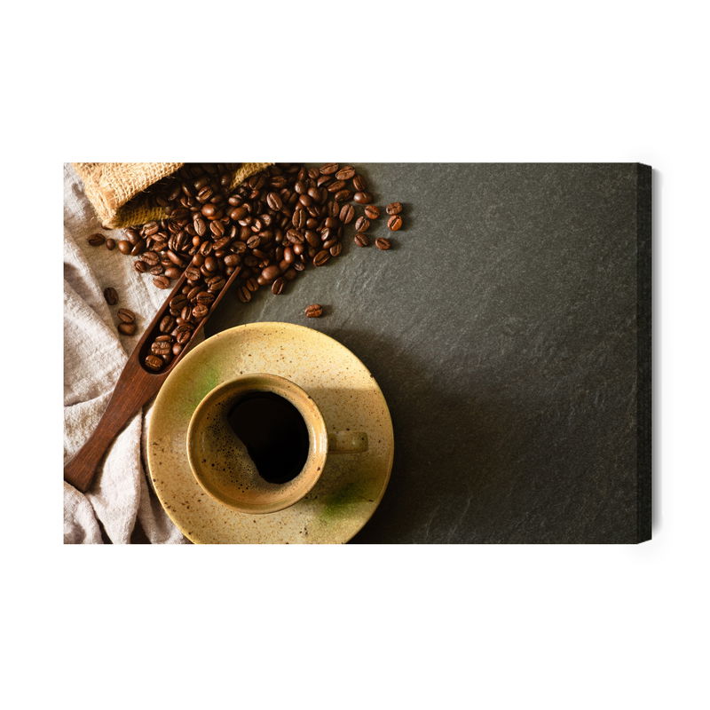 Ljuddämpande tavla - Coffee with milk foam