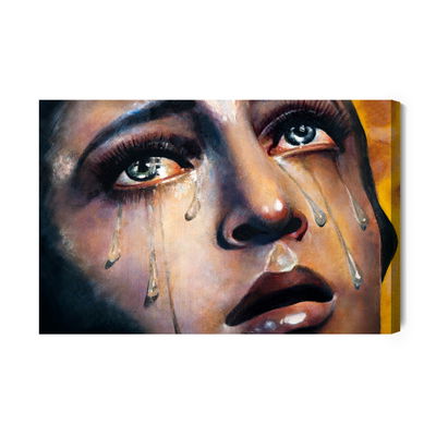 Ljuddämpande tavla - A woman in tears