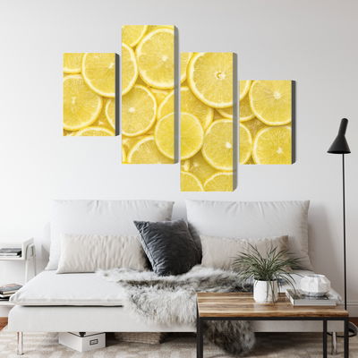 Ljuddämpande tavla - Lemon slices