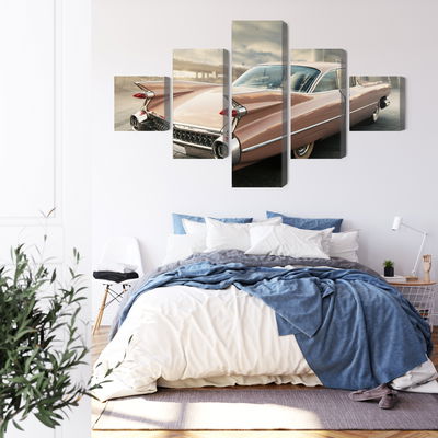 Ljuddämpande tavla - Vintage style car