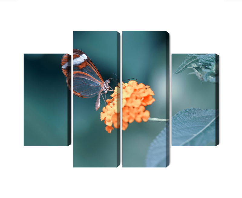 Ljuddämpande tavla - Butterfly in the summer