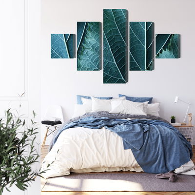 Ljuddämpande tavla - Leaves in a macro scale