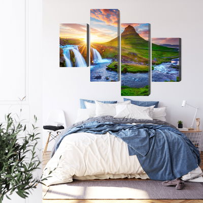 Ljuddämpande tavla - View of the kirkjufellsfoss