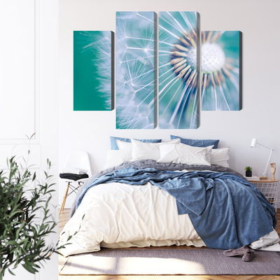 Ljuddämpande tavla - Dandelion on a macro scale