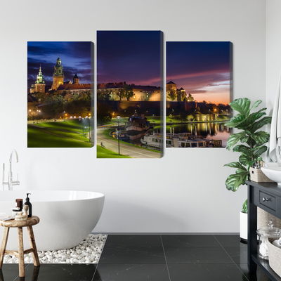 Ljuddämpande tavla - Wawel royal castle at sunrise