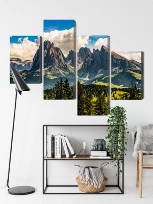 Ljuddämpande tavla - View of the italian