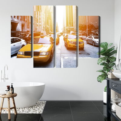 Ljuddämpande tavla - Taxi in the sunshine nyc