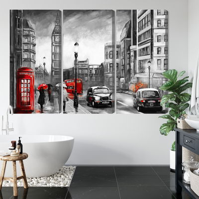 Ljuddämpande tavla - London street view