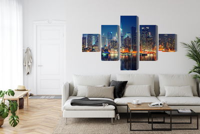 Ljuddämpande tavla - Panoramic view of manhattan