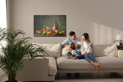 Ljuddämpande tavla - Fruits and still life