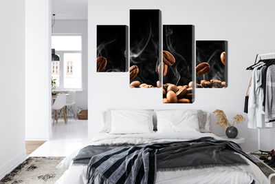 Ljuddämpande tavla - Hot coffee beans