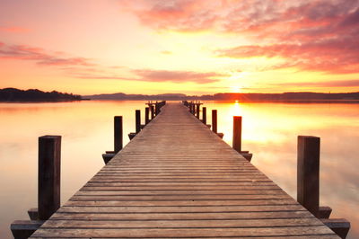 Ljuddämpande tavla - Sunset on the pier