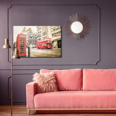 Ljuddämpande tavla - Vintage London street