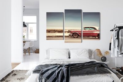 Ljuddämpande tavla - Old american retro car