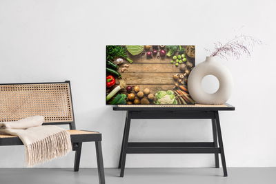 Ljuddämpande tavla - Vegetables on boards