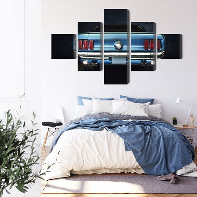 Ljuddämpande tavla - The back of an old ford