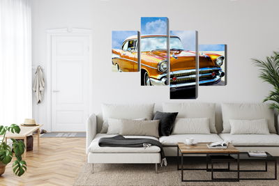 Ljuddämpande tavla - American vintage car
