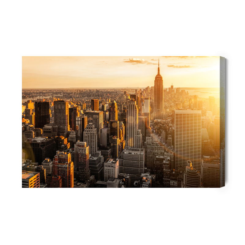 Ljuddämpande tavla - Sunset in New York