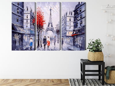 Ljuddämpande tavla - The view of the Paris street