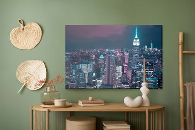 Ljuddämpande tavla - New York by night