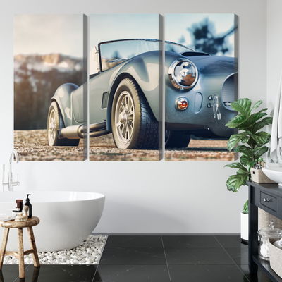 Ljuddämpande tavla - Classic retro car