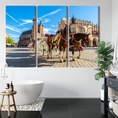 Ljuddämpande tavla - Horse carriages