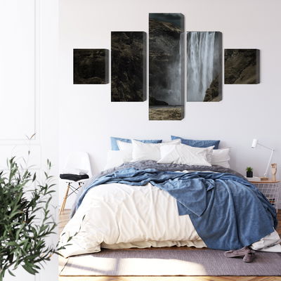 Ljuddämpande tavla - The majestic skogafoss