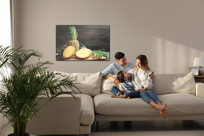 Ljuddämpande tavla - Sliced ​​pineapple