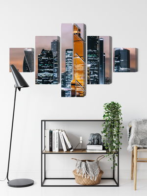 Ljuddämpande tavla - Panorama of moscow city