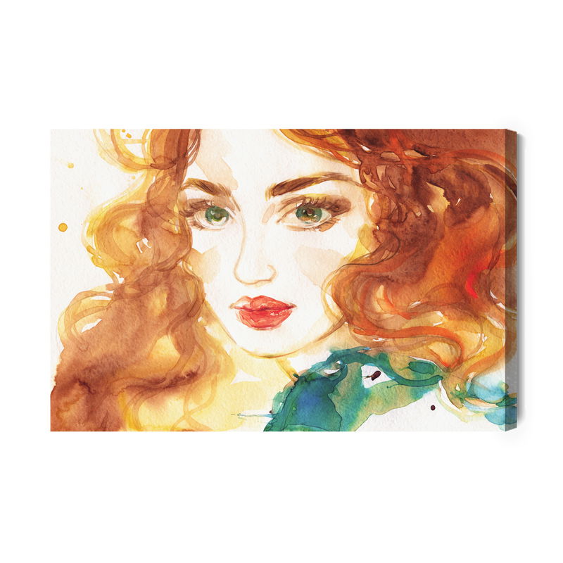 Ljuddämpande tavla - Portrait of a red-haired