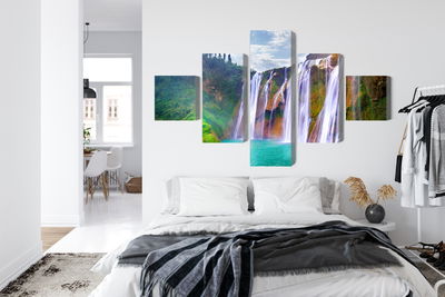 Ljuddämpande tavla - The waterfall in luoping