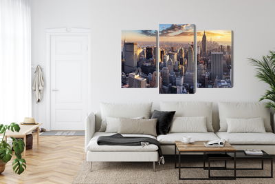 Ljuddämpande tavla - 3d panorama of New York city