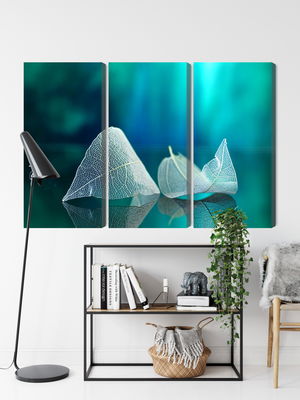 Ljuddämpande tavla - Delicate leaves close up