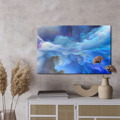 Ljuddämpande tavla - Abstract reflection of clouds