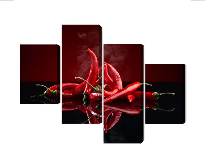 Ljuddämpande tavla - Red chili peppers