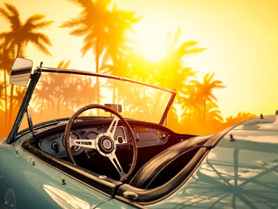 Ljuddämpande tavla - View from the car