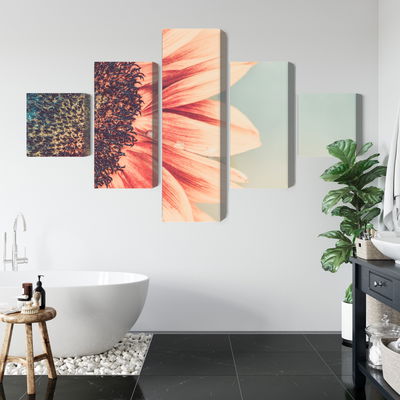 Ljuddämpande tavla - Blooming sunflower