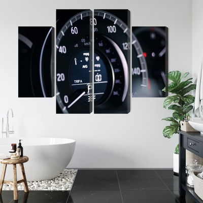 Ljuddämpande tavla - Modern car speedometer