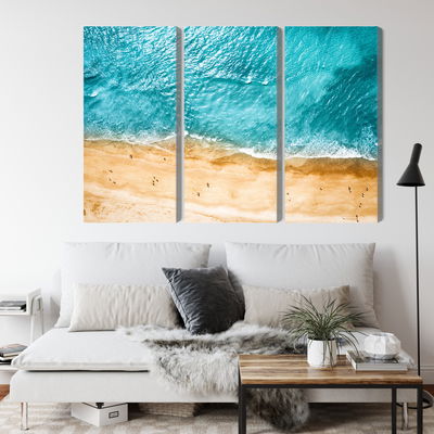 Ljuddämpande tavla - Aerial view of the ocean