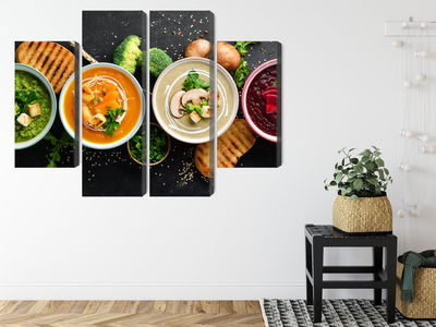 Ljuddämpande tavla - Vegetable cream soups