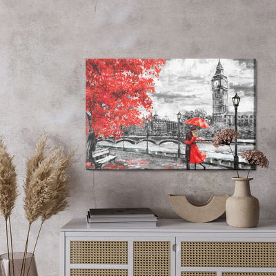 Ljuddämpande tavla - Lovers admiring the London