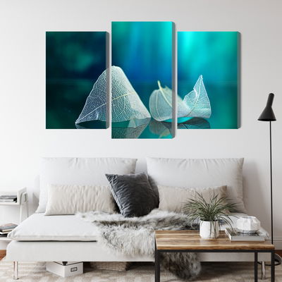 Ljuddämpande tavla - Delicate leaves close up