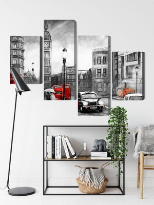 Ljuddämpande tavla - London street view