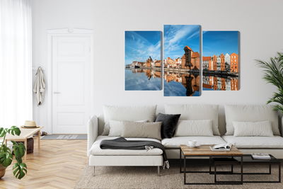 Ljuddämpande tavla - Panorama of gdansk