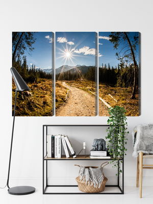 Ljuddämpande tavla - A sunny day in the tatras 3d