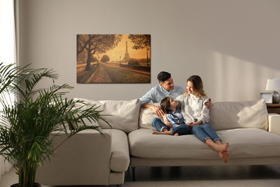 Ljuddämpande tavla - Vintage streets of Paris