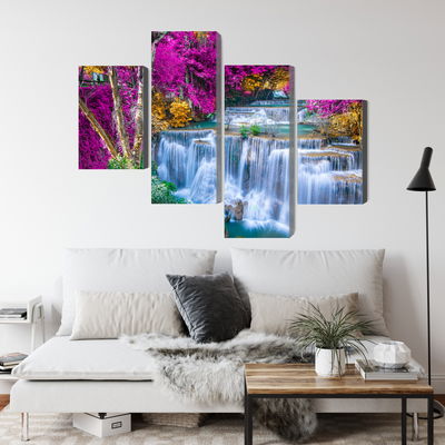 Ljuddämpande tavla - A waterfall in the fall