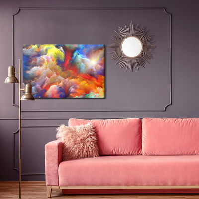 Ljuddämpande tavla - Colorful and modern