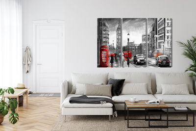 Ljuddämpande tavla - London street view